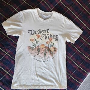 Desert Vibes Graphic Tee in Cream